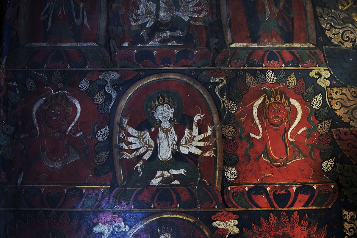 Mural in Palkhor Monastery