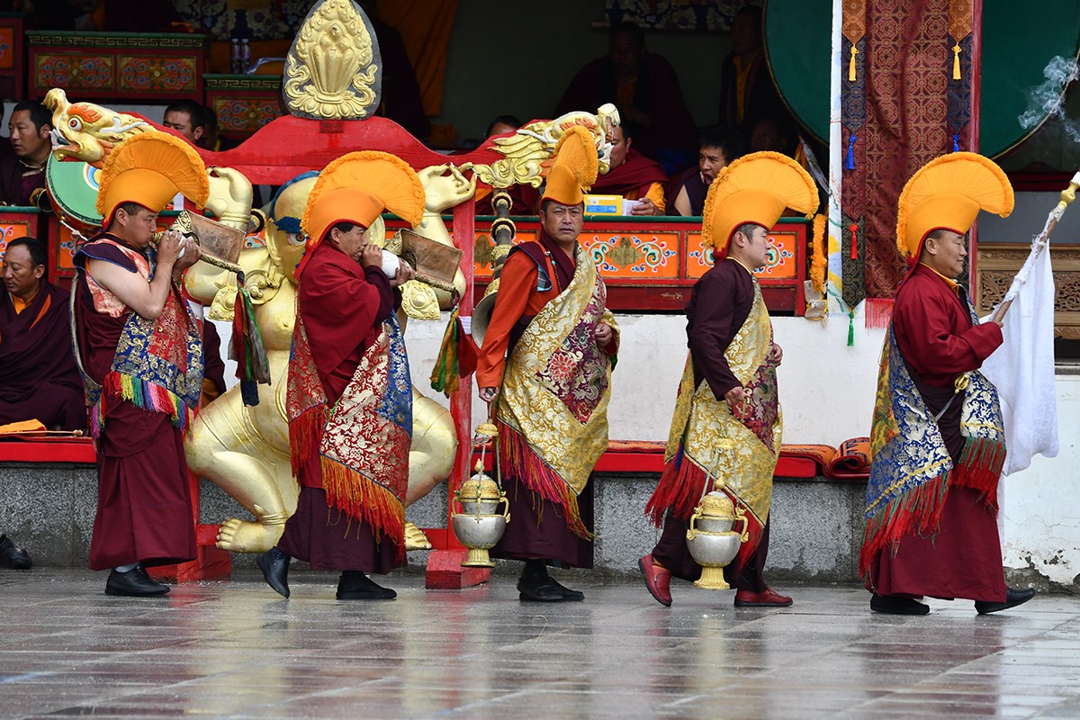 Mask Dance (Cham) Festival in Katok Monastery