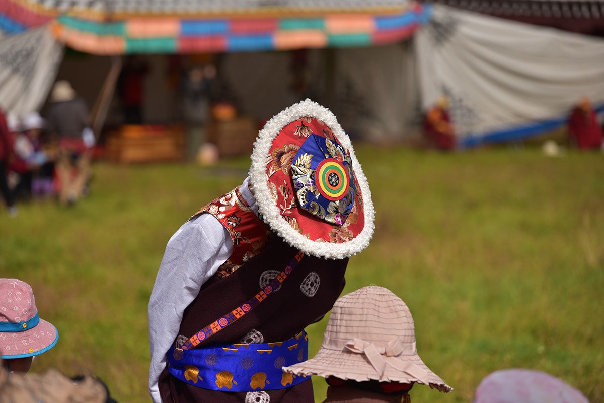 Mask Dance (Cham) Festival in Huiyuan Temple