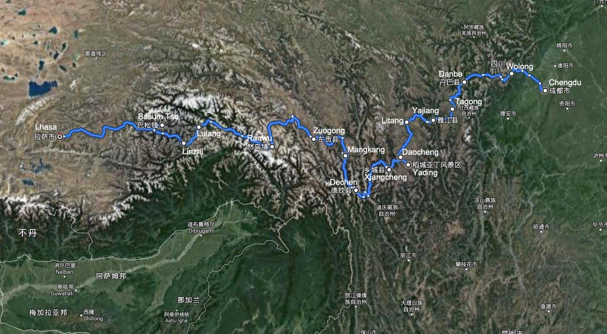 Voyage en Voiture du Sichuan au Tibet via Yun’nan