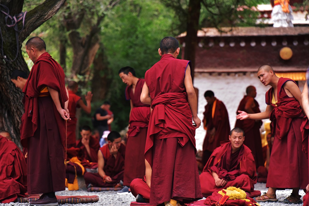 Debate in Sera Monastery | Photo par Liu Bin