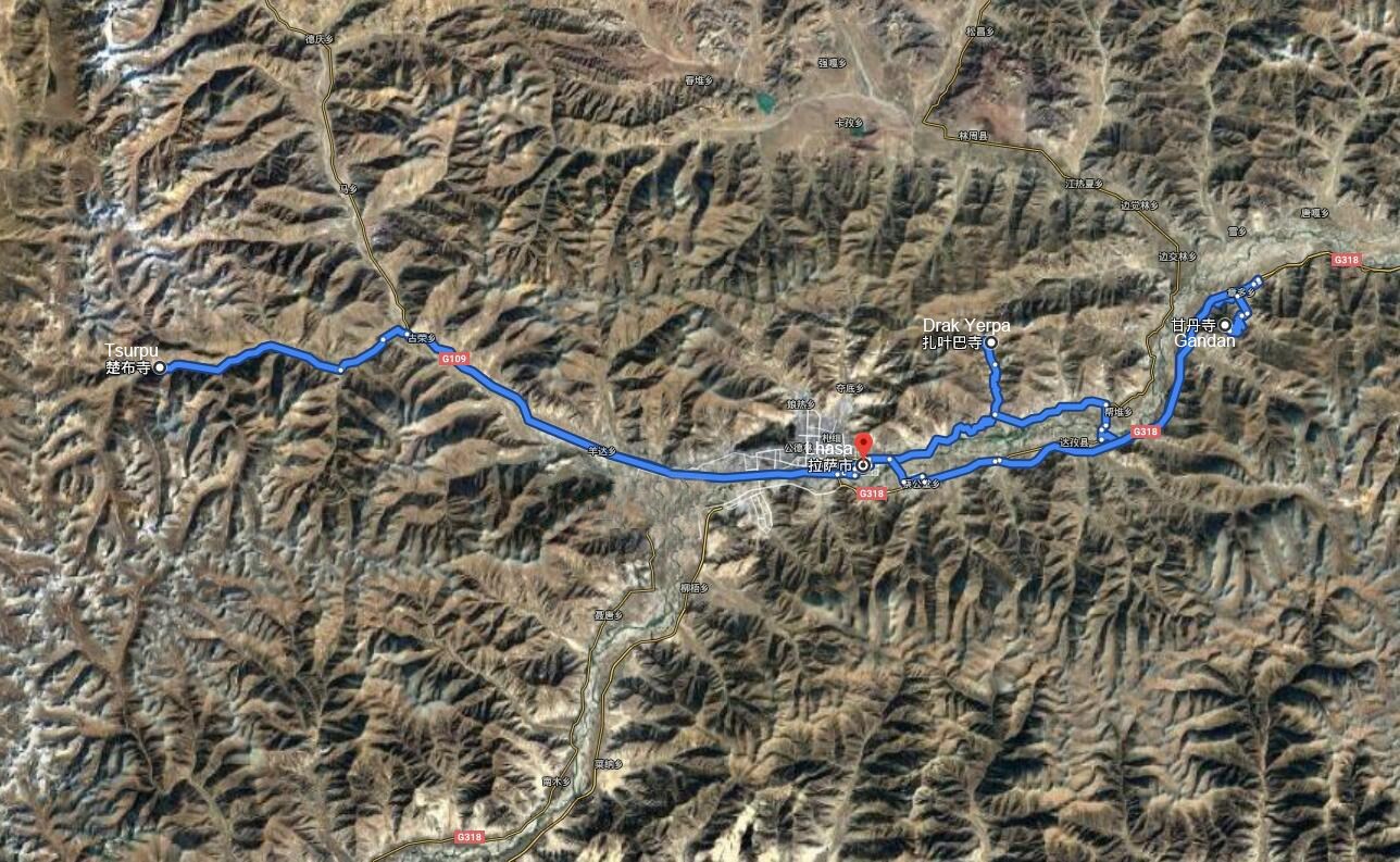 Voyage au Tibet pendant la Fête de Prière au Tsurpu en Été 2021