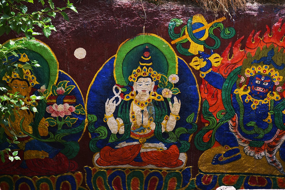Mural at Sera Monastery | Photo par Liu Bin