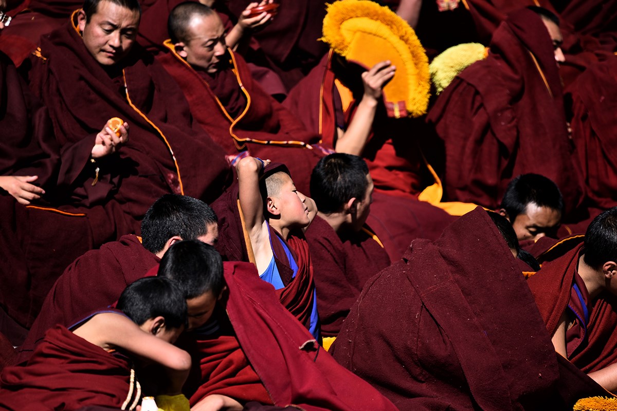 Monks in Aba | Photo par Liu Bin